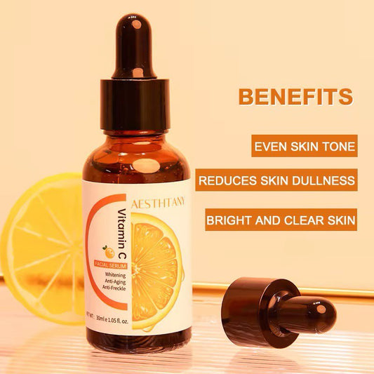 Sérum Vitamine C & Acide Hyaluronique – Peau Éclatante, Lisse et Sans Imperfections