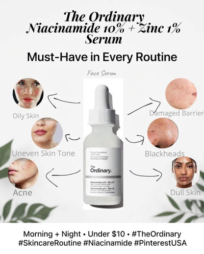 The Ordinary - Niacinamide 10% + Zinc 1%