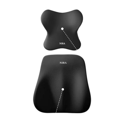 Confort lombaire + soutien de la nuque en un seul kit