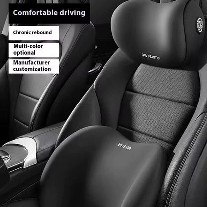 🚘💺 OREILLER DE SOUTIEN LOMBAIRE & OREILLER CERVICAL POUR VOITURE Conduisez en tout confort avec notre kit complet pour siège auto !