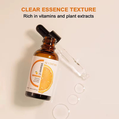 Sérum Vitamine C & Acide Hyaluronique – Peau Éclatante, Lisse et Sans Imperfections